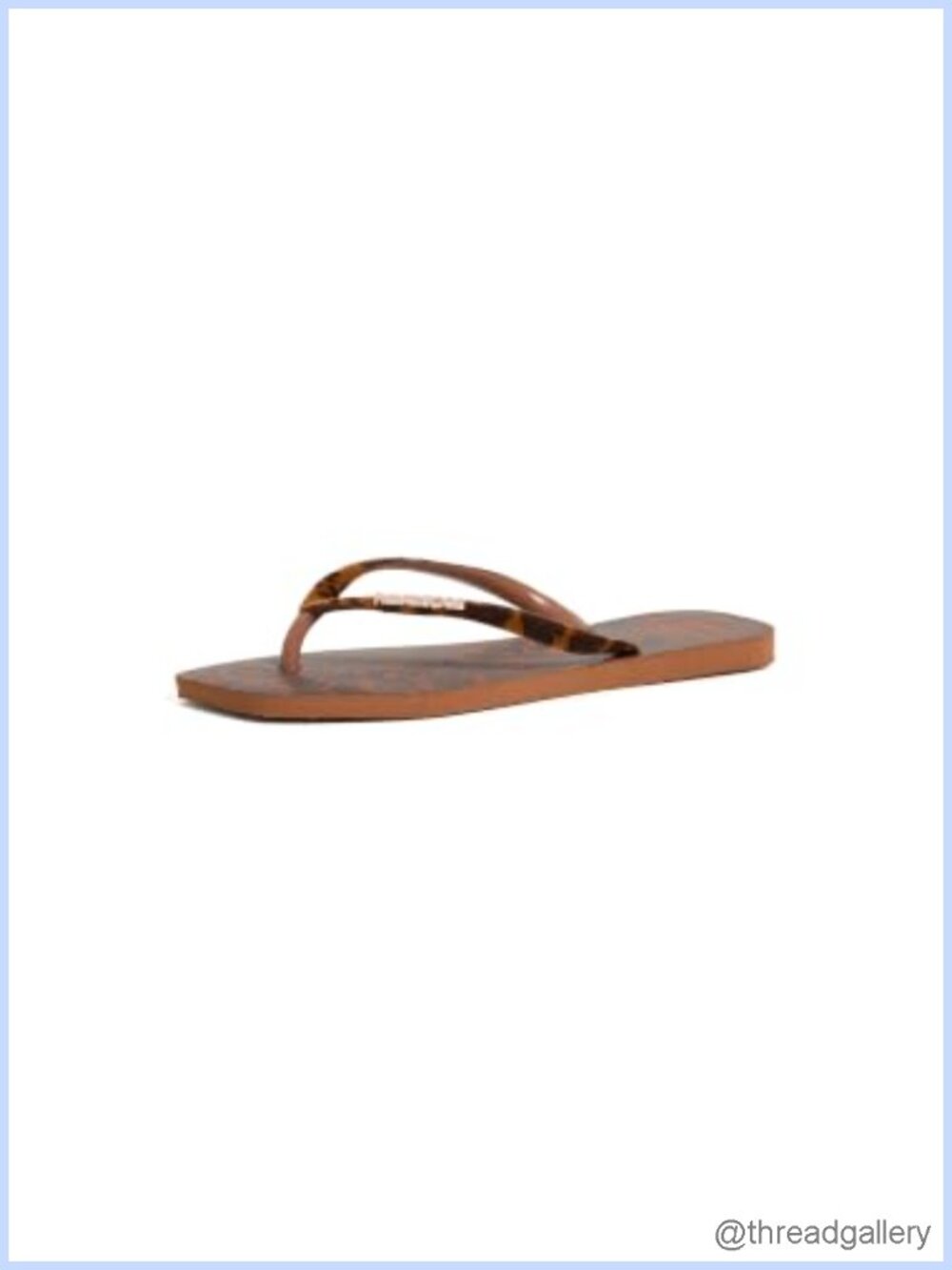 Square Velvet Flip-Flop Sandals with Floral Print and Logo